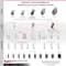 Service Caster 3 Inch Thermoplastic Wheel 1-7/8 Inch Expanding Stem Caster Set with 2 Brakes SCC-EX05S310-TPRS-178-2-SLB-2 - alternate 2